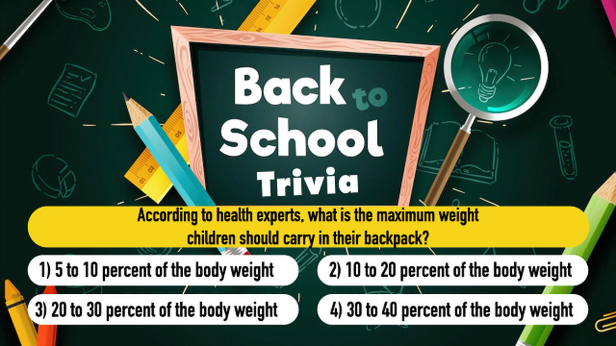 Back to School Trivia image number null